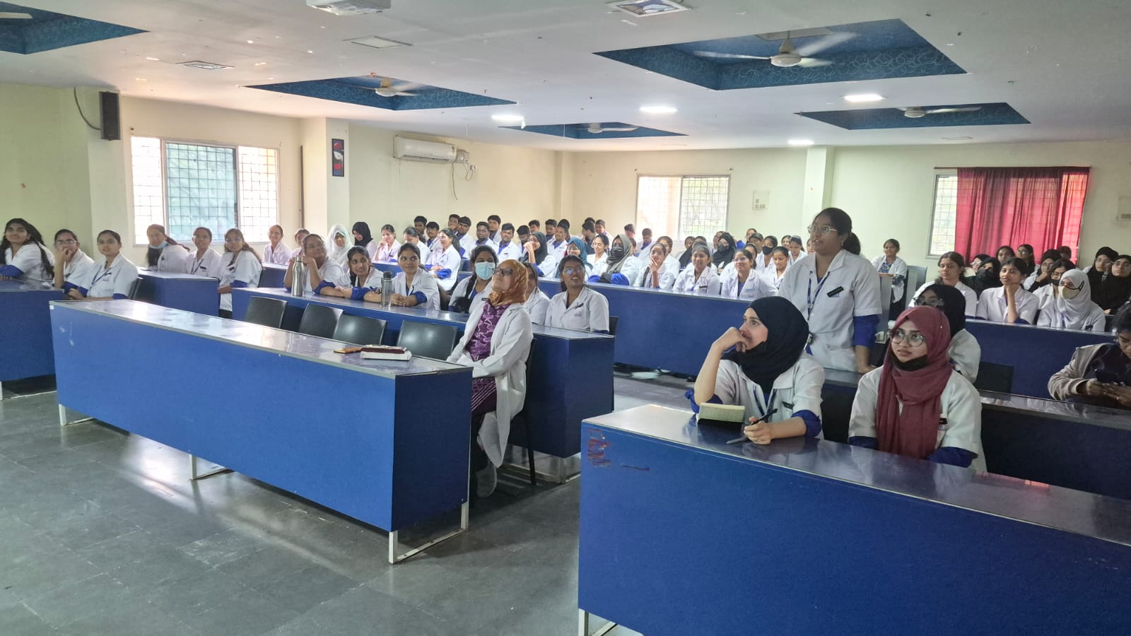 Classroom workshop scene